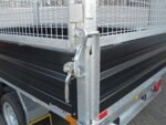 Humbaur HTK 3500.31 STAHL E-Pumpe, Gitteraufsatz, Rampen, Stützen – Bild 8