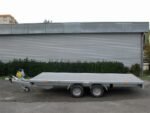 Humbaur Universal 3000 Seilwinde, Auffahrbohlen u Aluboden