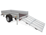 Einachsanhänger Tieflader HUMBAUR Serie 1000 HA 132513 ÜFW – Bild 4