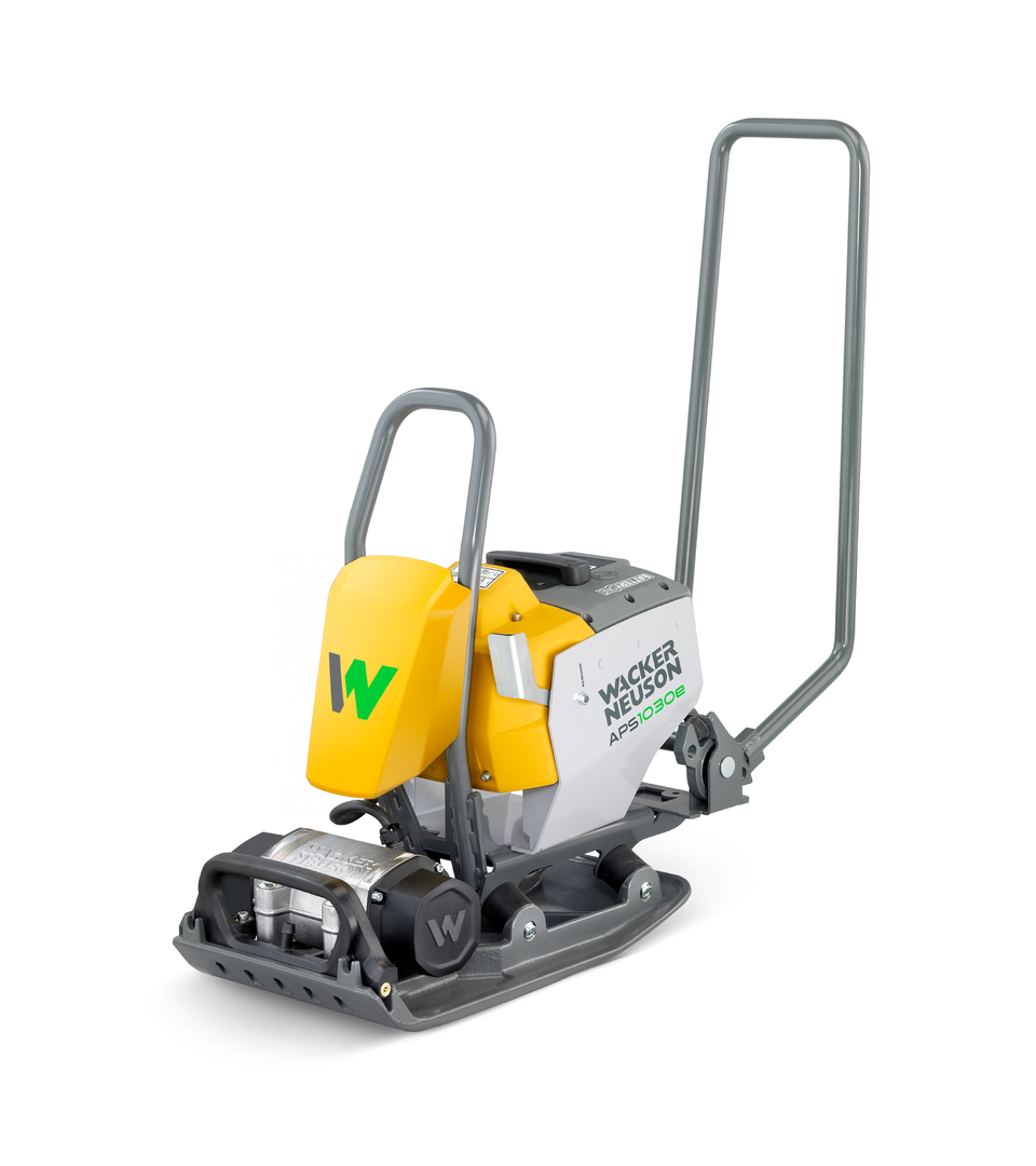 APS1030e.png WACKER NEUSON APS 1030e - Akku Rüttelplatte vorlaufend mit 50 kg – Bild 1