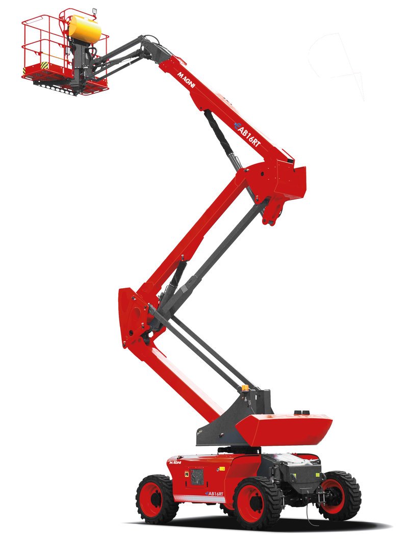 EAB16RT-copprod-1.jpeg MAGNI EAB16RT Elektro-Gelenkteleskop-Arbeitsbühne geländegängig 16,0 mtr. – Bild 1