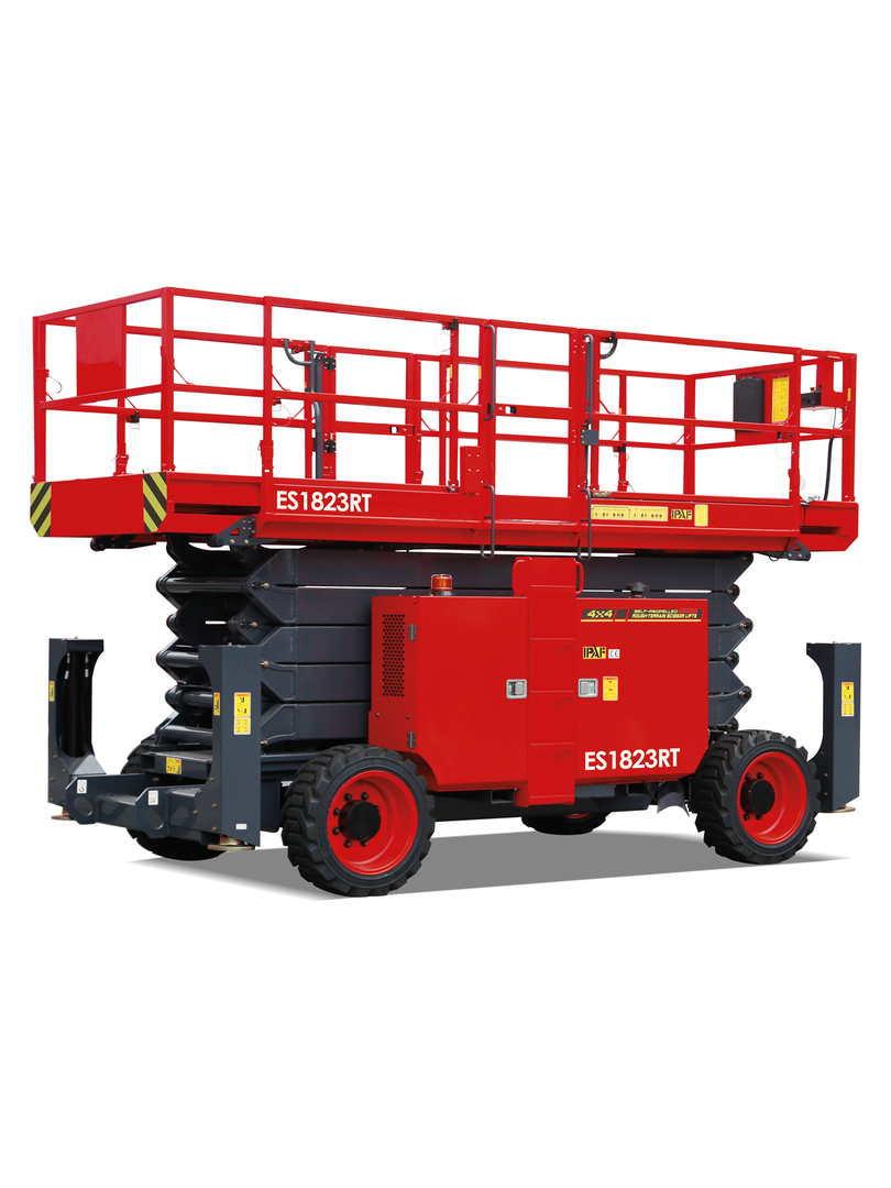 ES1823RT-copprod-RTL.png MAGNI ES1823RT.2 Elektro-Scherenarbeitsbühne geländegängig 18,0 mtr. – Bild 1