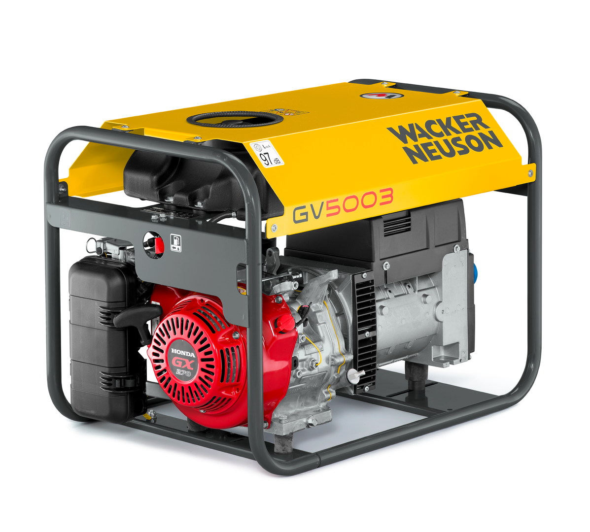 GV2500A-1.png WACKER NEUSON GV 5000A benzinbetriebener Stromerzeuger 230 Volt | 4,3 kVA – Bild 1