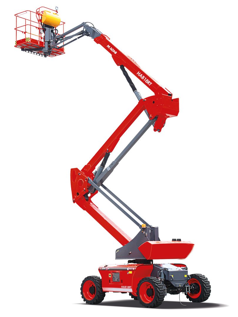 HAB18RT-copprod_1.jpeg MAGNI HAB18RT Hybrid-Gelenkteleskop-Arbeitsbühne geländegängig 18,0 mtr. – Bild 1