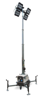 PRAMAC / Generac Linktower T4 UFO elektrischbetriebener Lichtmast – Bild 2