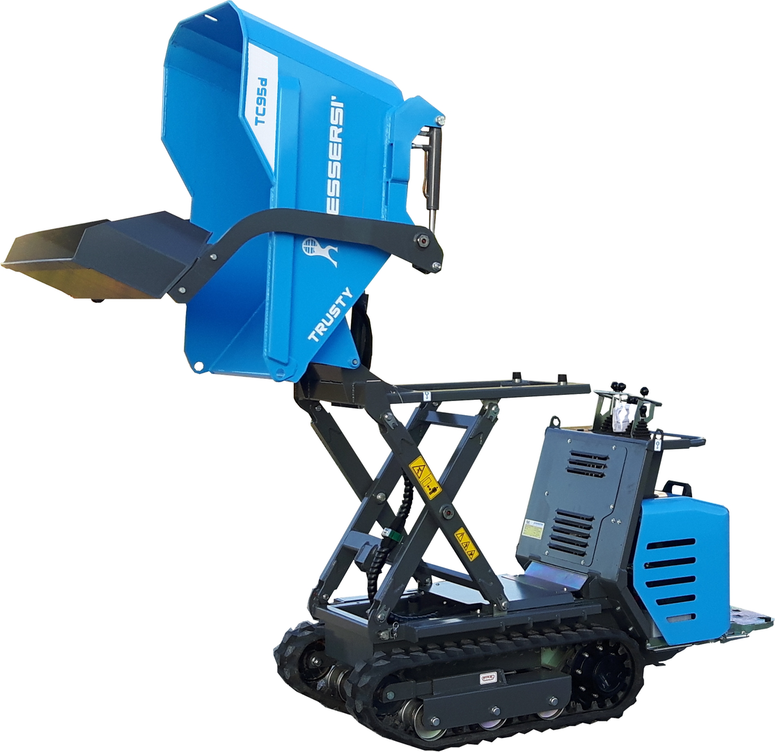 TC95d_AVP-2.png MESSERSI TC95d - Minidumper Hochkipper + Selbstladeschaufel mit 900 kg Zuladung | Gebrauchtgerät – Bild 1