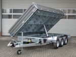Humbaur HTK 3500.41 STAHL Tridem 3 Achser NEU – Stahlbordwand Schwarz – Bild 5