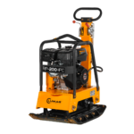 LUMAG RP-200HPC - Rüttelplatte reversierbar mit 200 kg inkl. Transportfahrwerk und Gummimatte