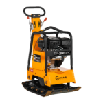 LUMAG RP-200HPC - Rüttelplatte reversierbar mit 200 kg inkl. Transportfahrwerk und Gummimatte – Bild 2